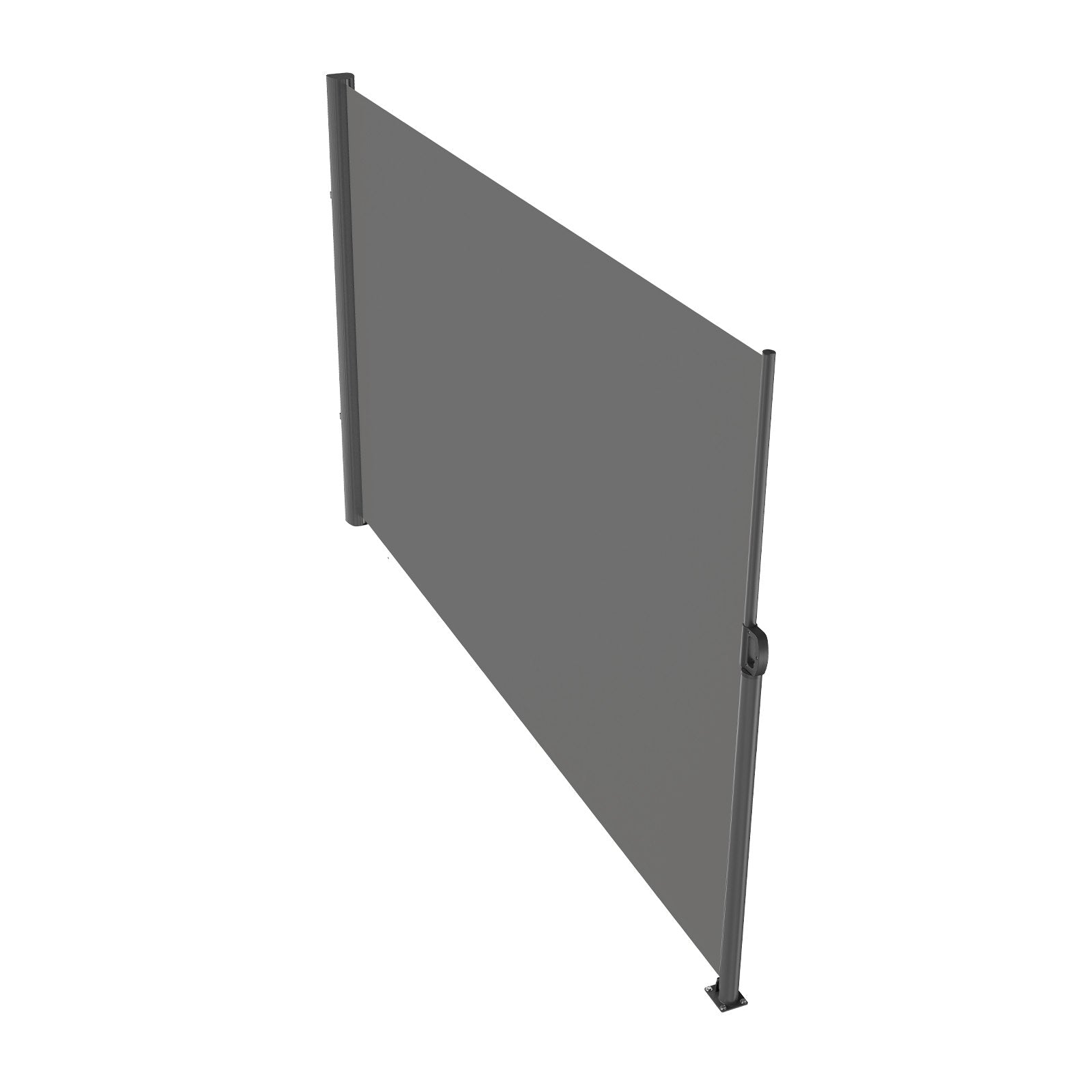 VEVOR Retractable Side Awning, 160X300m Aluminum Outdoor Privacy Screen, 280g Polyester Water-proof Retractable Patio Screen, UV 30+ Room Divider Wind Screen for Patio, Backyard, Balcony, Gray - Image 9