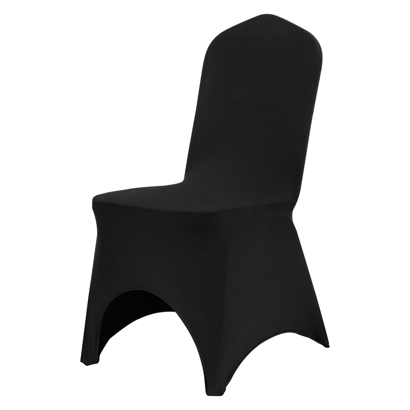 50 PCS Black Chair Covers Polyester Spandex Stretch Wedding Party Banquet - Image 9