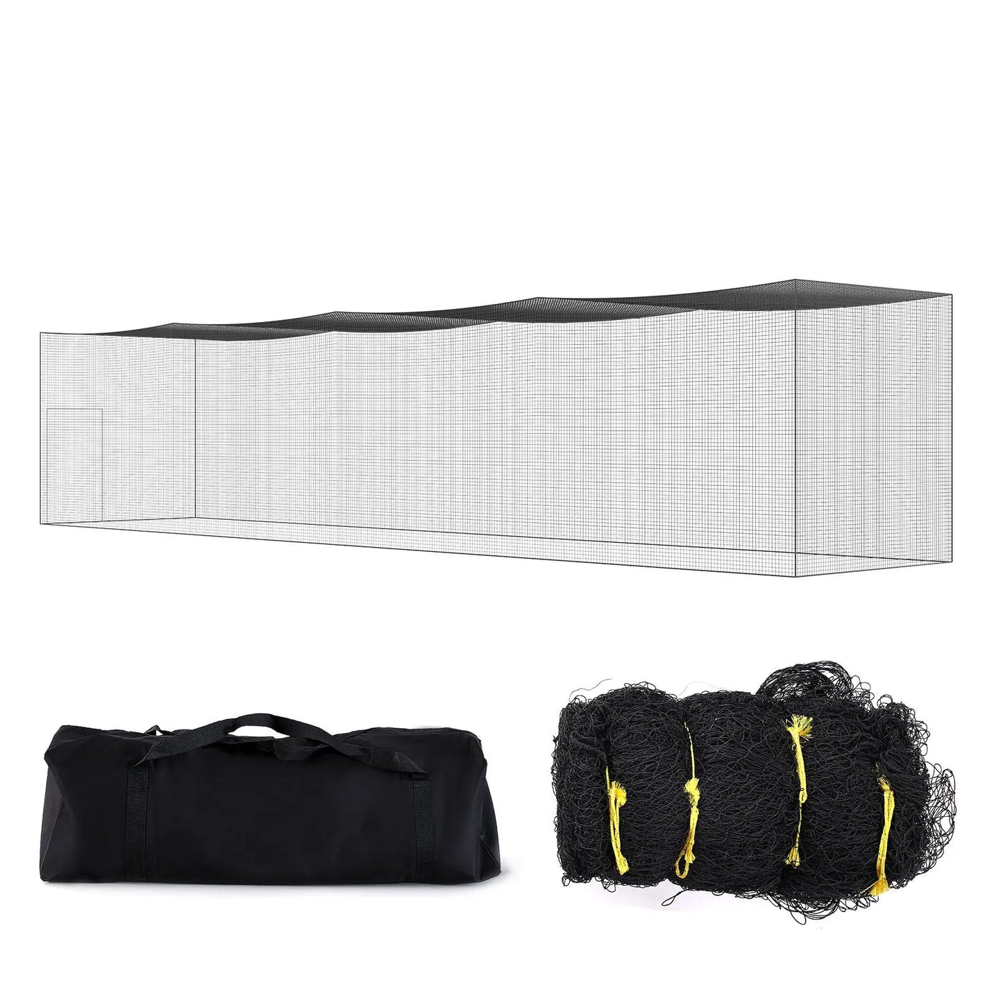 Baseball Batting Netting, Professional Softball Baseball Batting Hitting Training Net, Practice Portable Pitching Cage Net with Door & Carry Bag, Heavy Duty Enclosed PE Netting,1676CM (NET ONLY) - Image 9