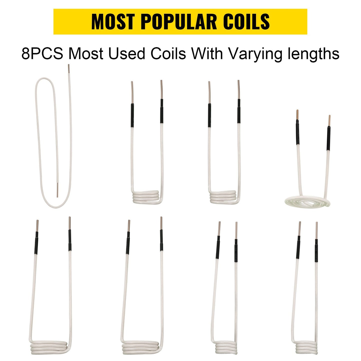 Induction Heater Coil Kit Induction Coils 8PCS For Removing Rusty Bolts - Image 2