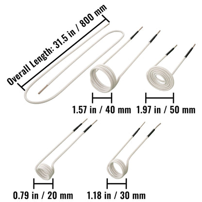 Induction Heater Coil Kit Induction Coils 8PCS For Removing Rusty Bolts - Image 8