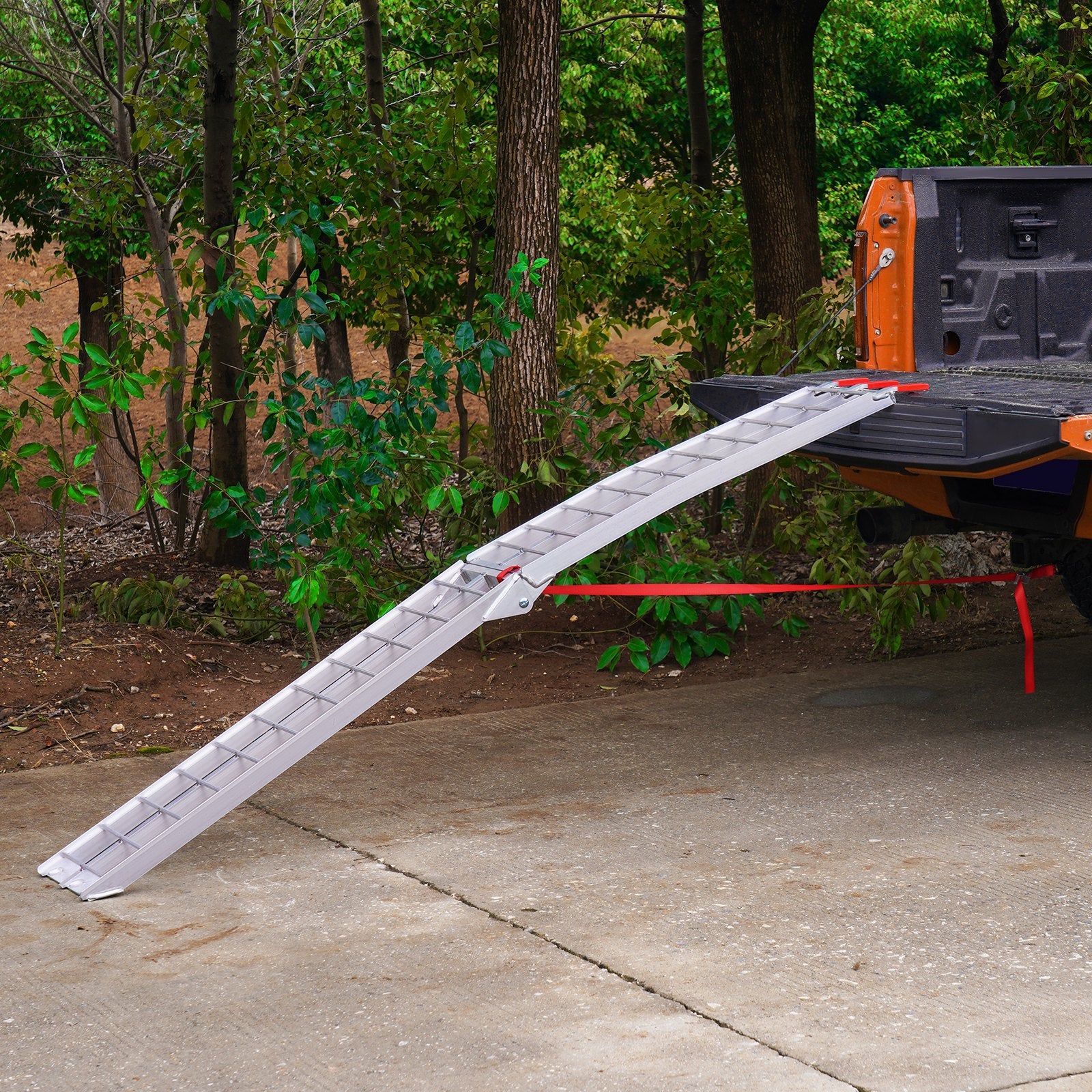 Aluminum Ramp 750 LBS Foldable Loading Ramps for Pickup Trucks Bed 1 Piece - Image 8
