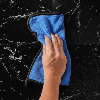Self Adhesive Vinyl Floor Tiles 12 x 12 inch, 50 Tiles 1.5mm Thick Peel & Stick, Black Marble Texture DIY Flooring for Kitchen, Dining Room, Bedrooms & Bathrooms, Easy for Home Decor - Image 9