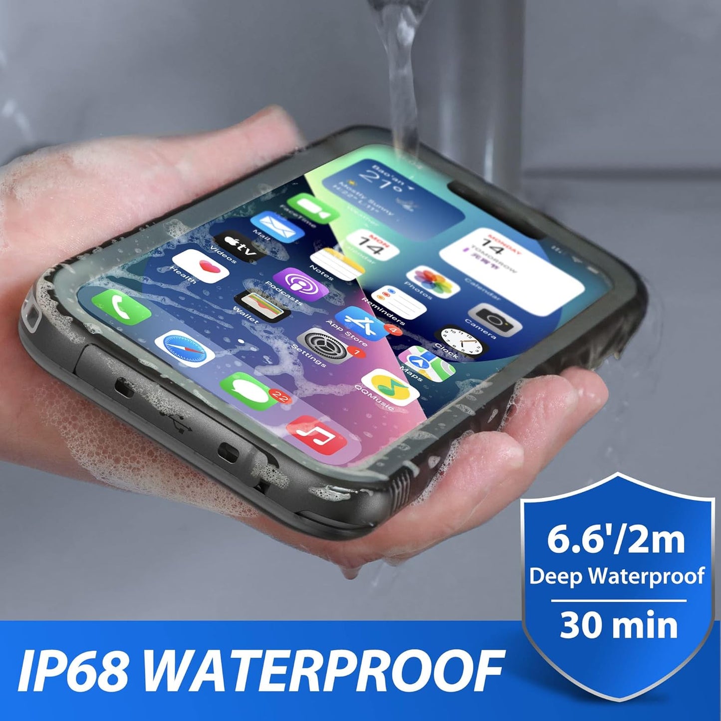 iPhone 13 Waterproof Shockproof Case - Image 4