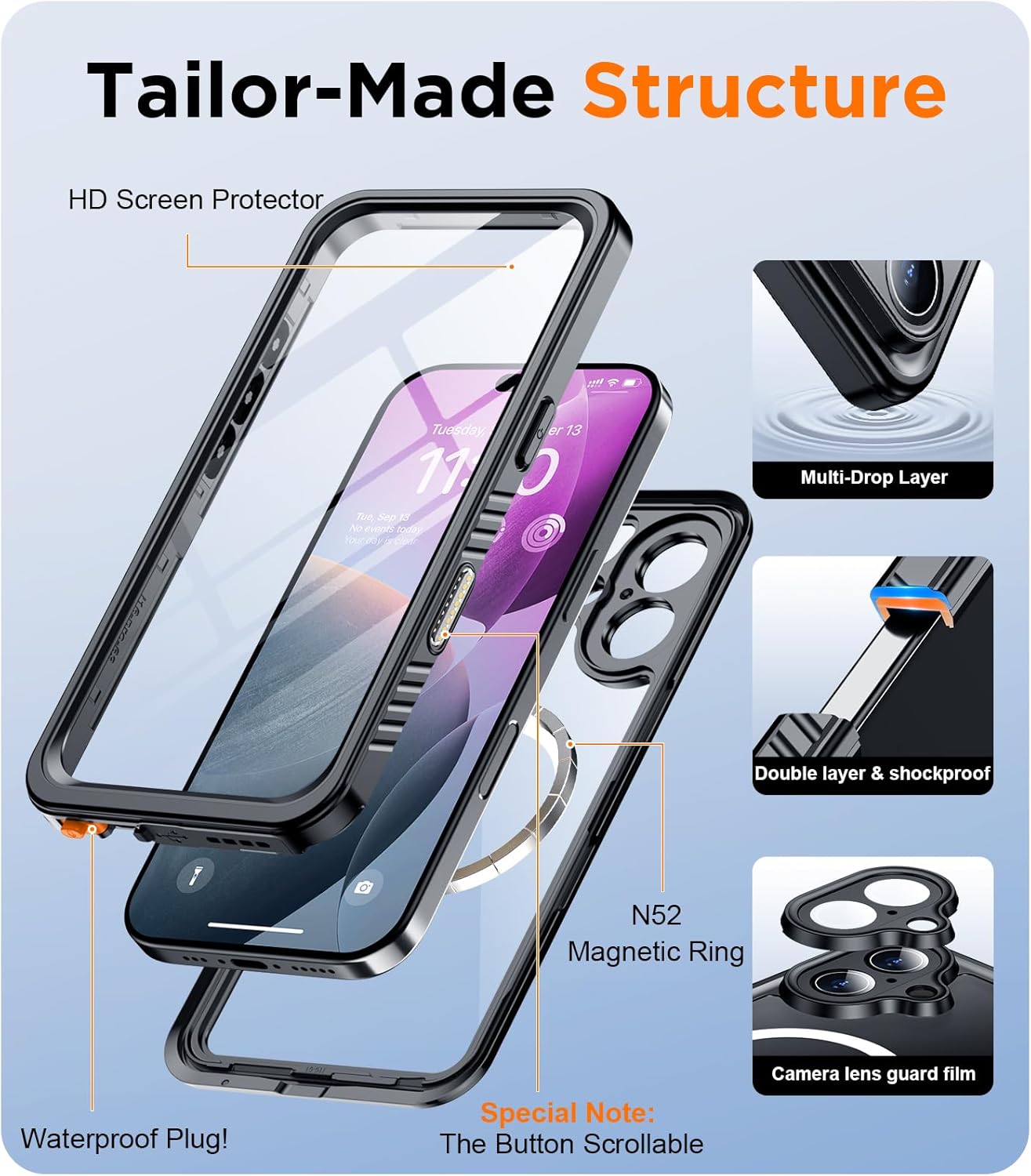 iPhone 16 Plus Waterproof Case - Image 4