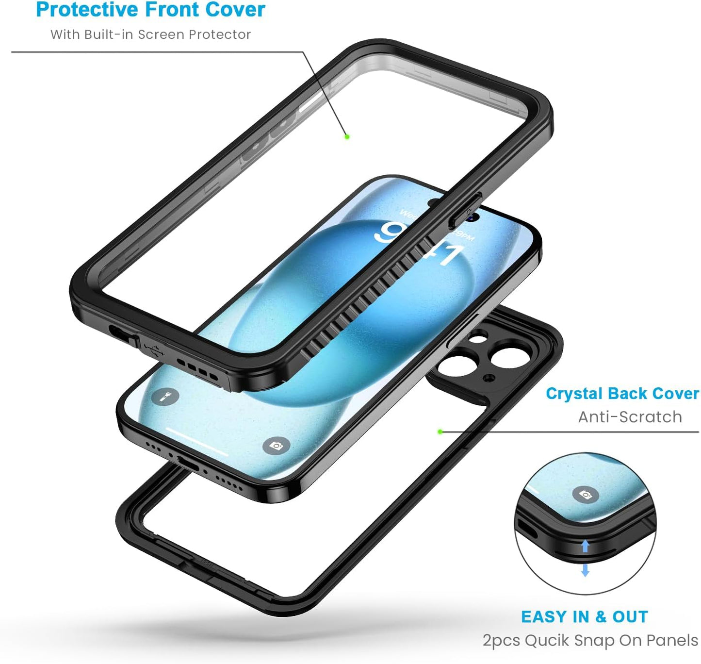 iPhone 15 Waterproof Shockproof Case - Image 5