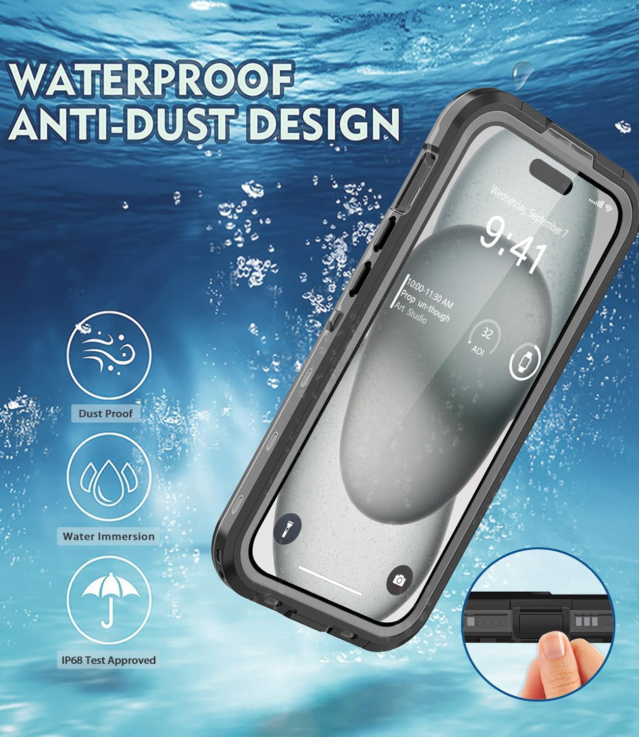 iPhone 15 Plus Waterproof Case - Image 2