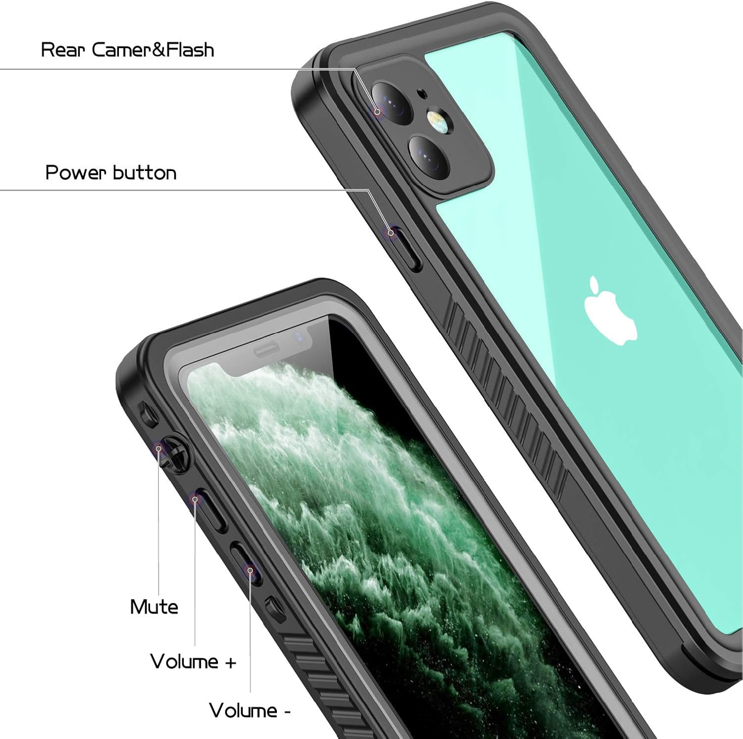 iPhone 11 Waterproof Shockproof Case - Image 3