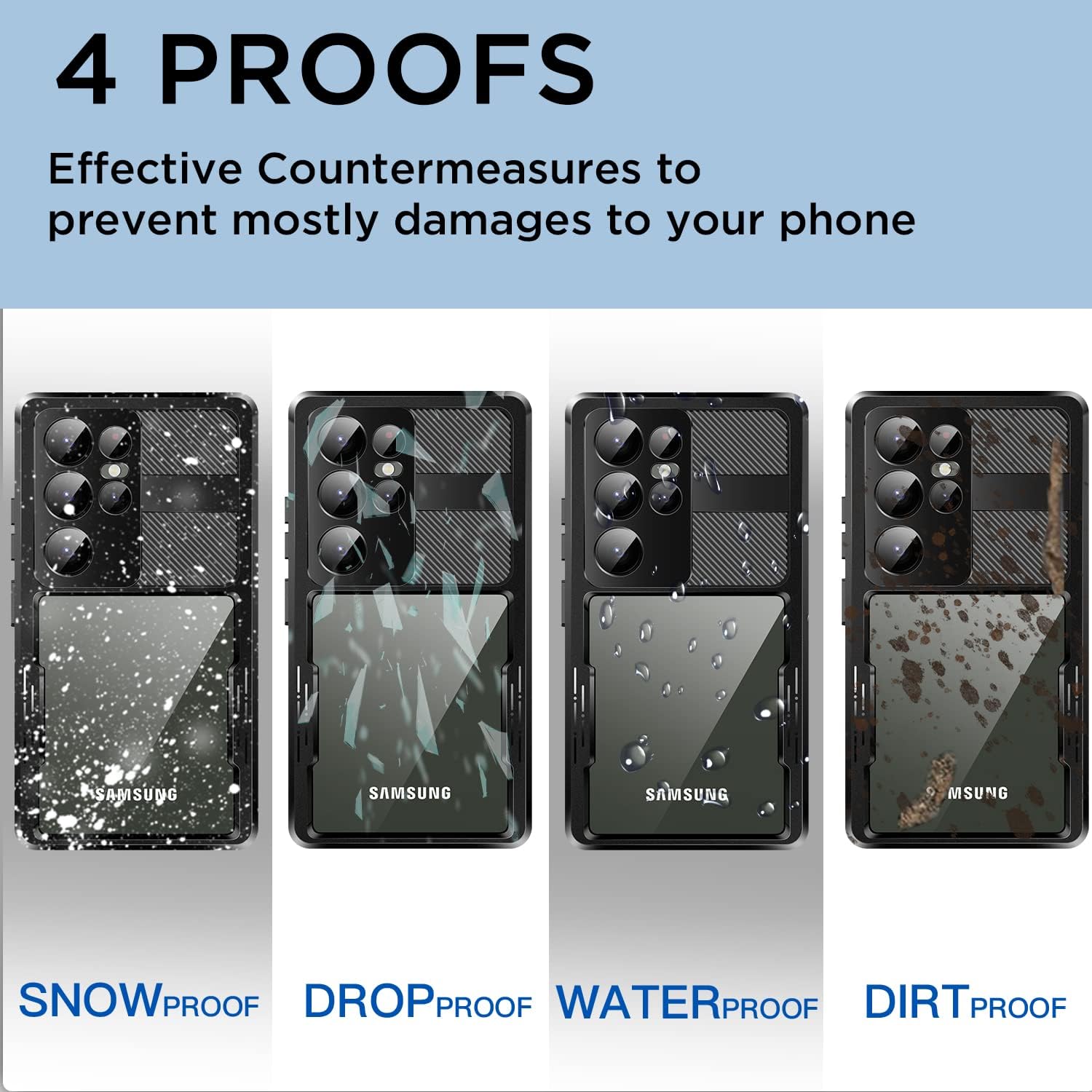 Samsung Galaxy S23 Ultra Case Waterproof - Image 2