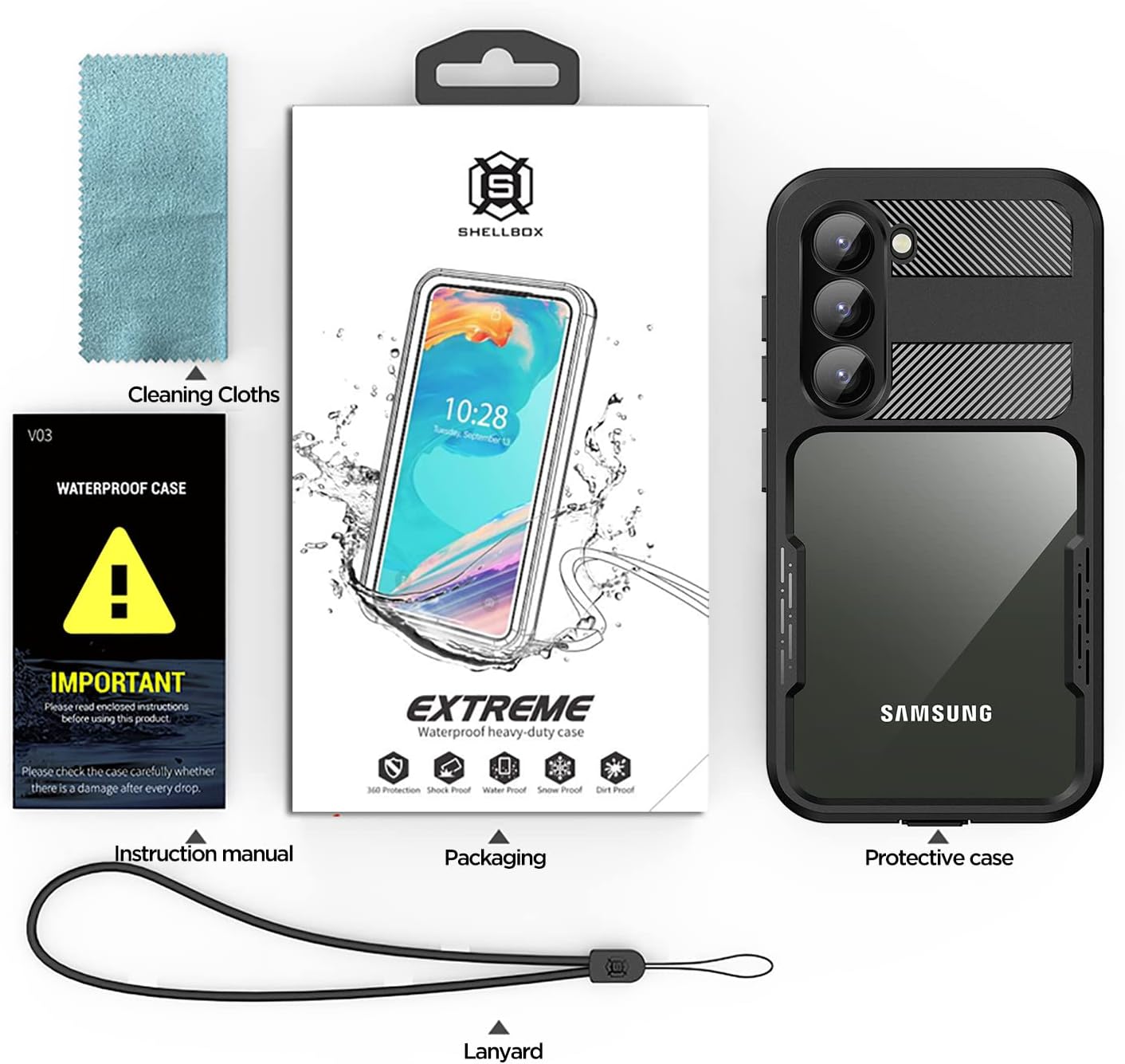 Samsung Galaxy S23 Waterproof Case - Image 2