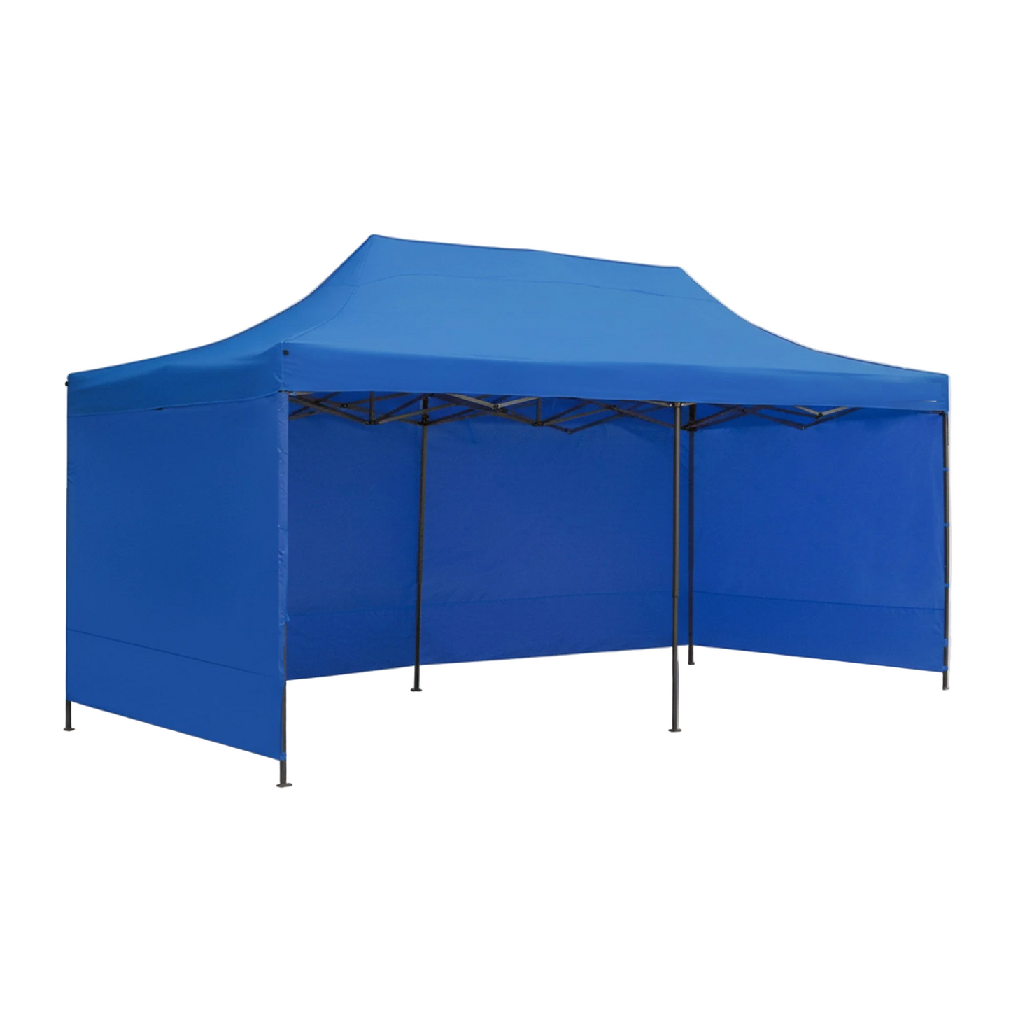 Portable Water-Resistant Gazebo 3x6 M - Blue / With Sidewalls - Image 5