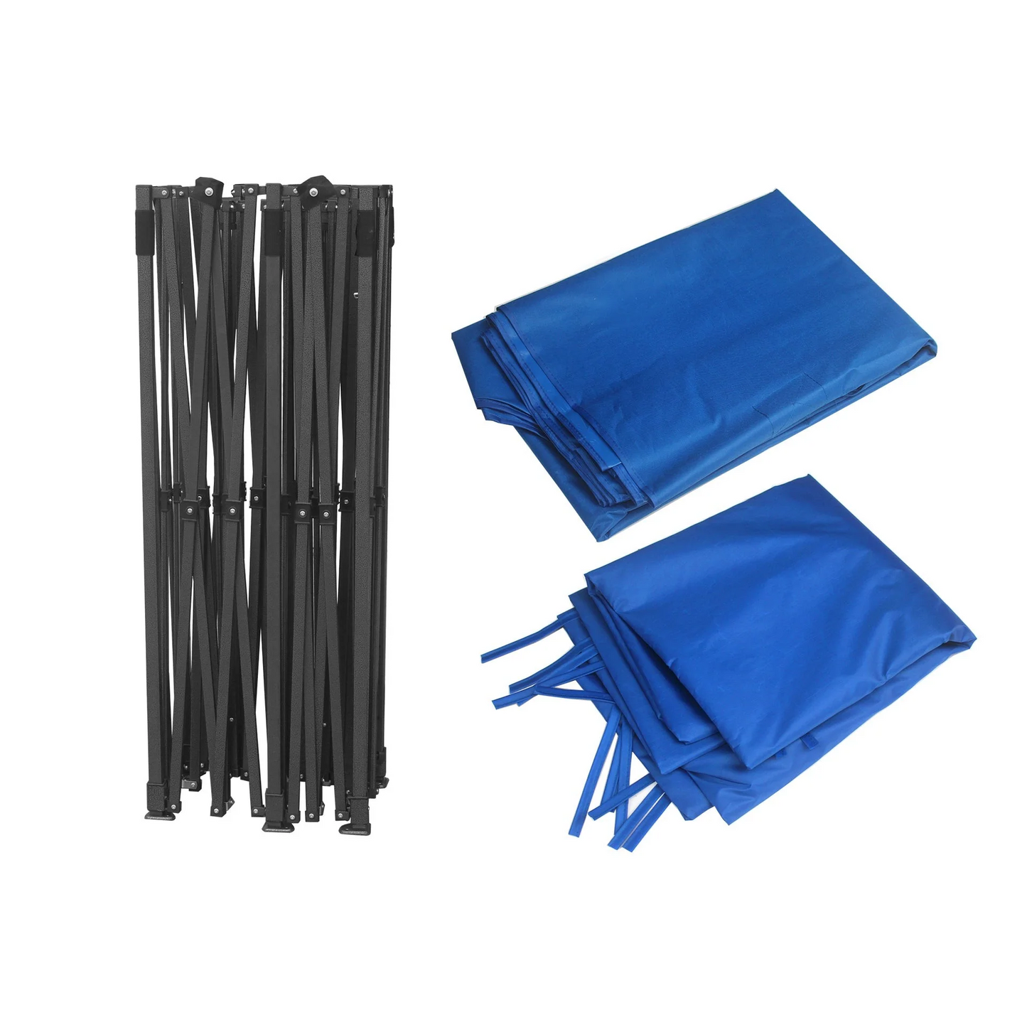 Portable Water-Resistant Gazebo 3x6 M - Blue / With Sidewalls - Image 6