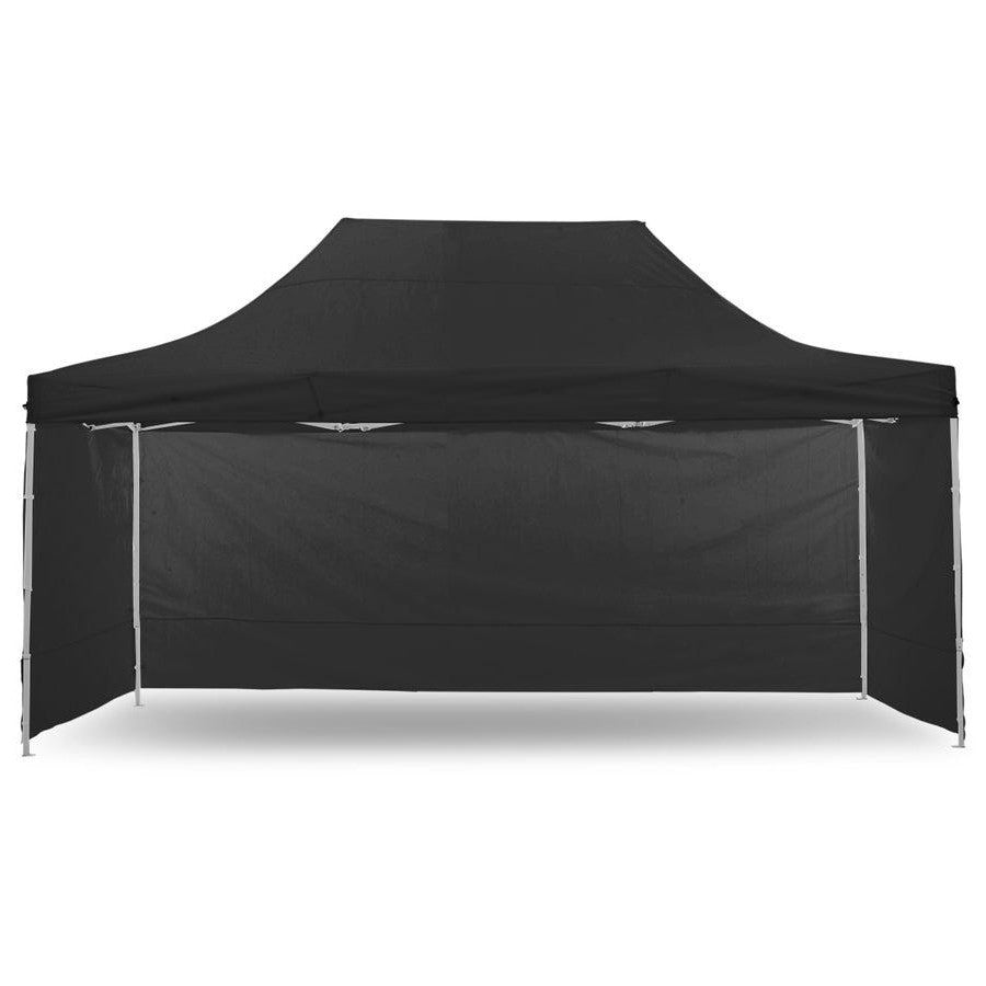 Portable Water-Resistant Gazebo 3x6 M - Black / With Sidewalls - Image 5
