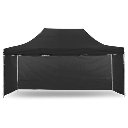 Portable Water-Resistant Gazebo 3x6 M - Black / With Sidewalls - Image 5