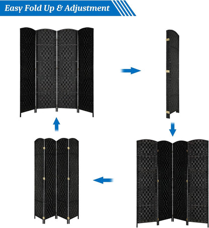 Folding Room Divider Screen – Stylish Home Partition - Image 4