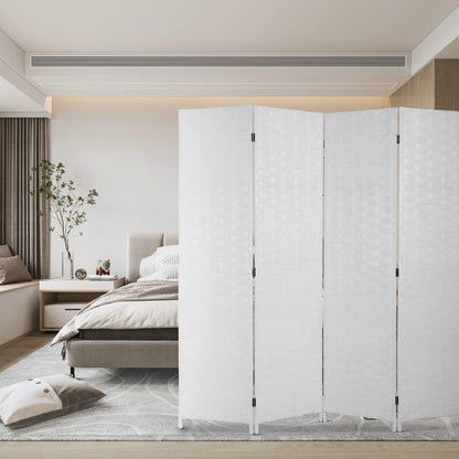 4-Panel Folding Room Divider – Privacy Screen Partition - Image 2