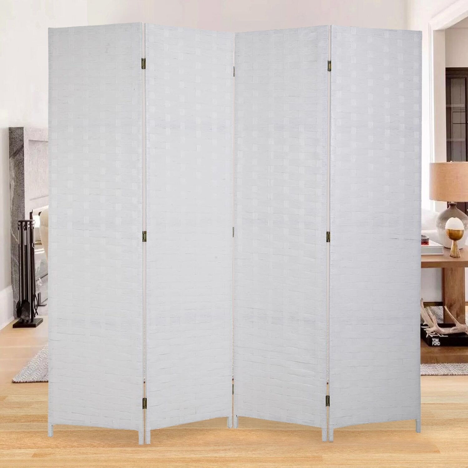 4-Panel Folding Room Divider – Privacy Screen Partition - Image 5