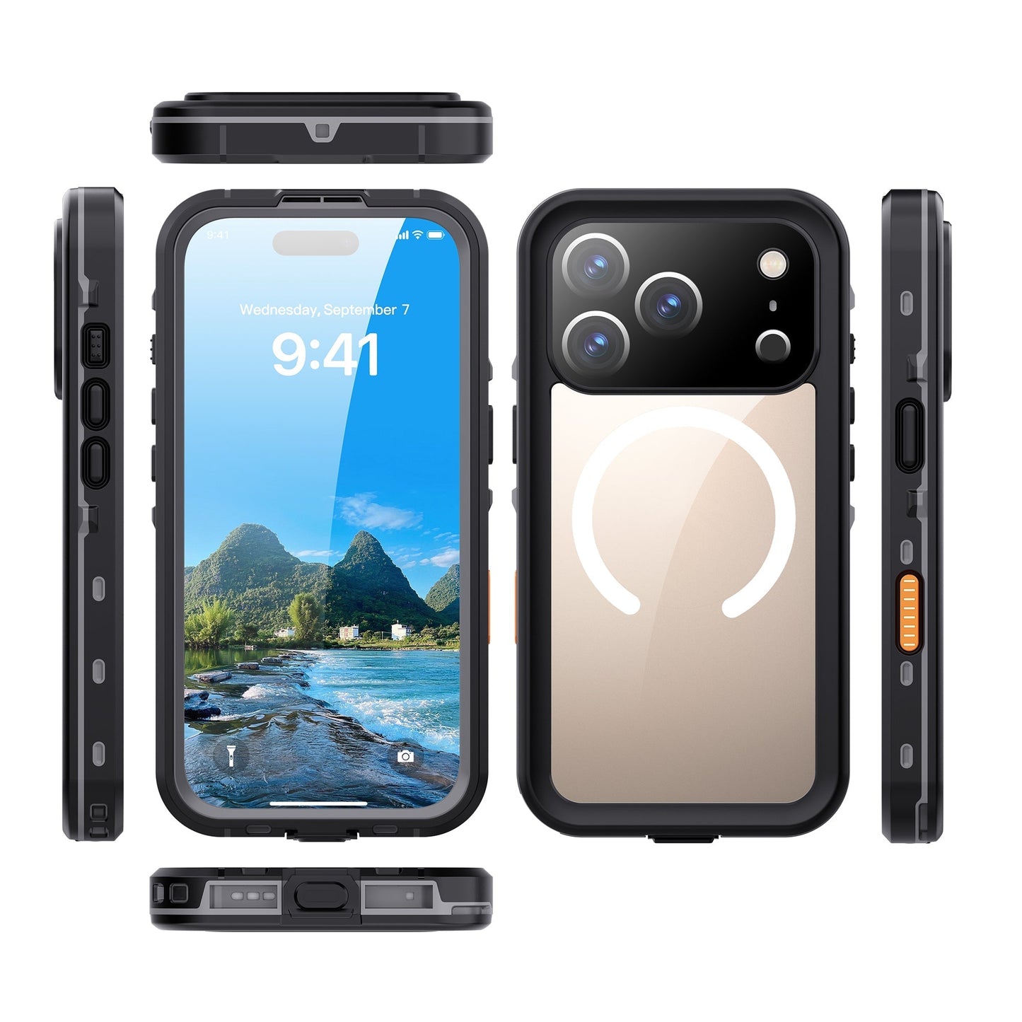 iPhone 17 Pro Waterproof Case Shockproof Lifeproof Case - Image 2