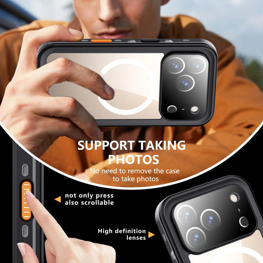 iPhone 17 Pro Waterproof Case Shockproof Lifeproof Case - Image 3