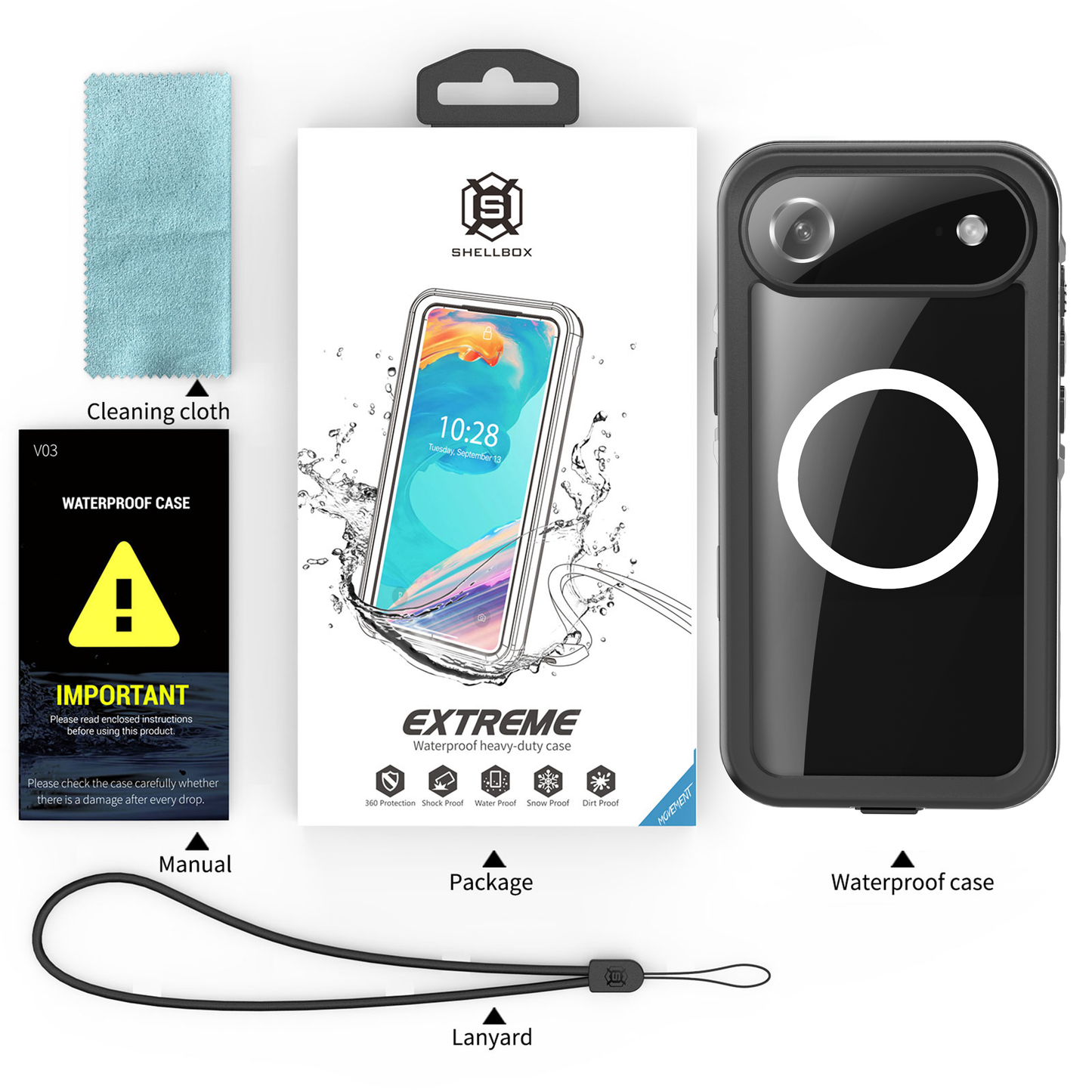 iPhone 17 Air Waterproof Case Heavy Duty Case - Image 5