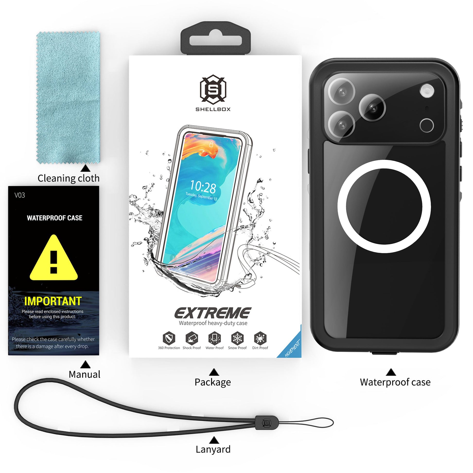 iPhone 17 Pro Max Waterproof Case Shockproof Case - Image 4
