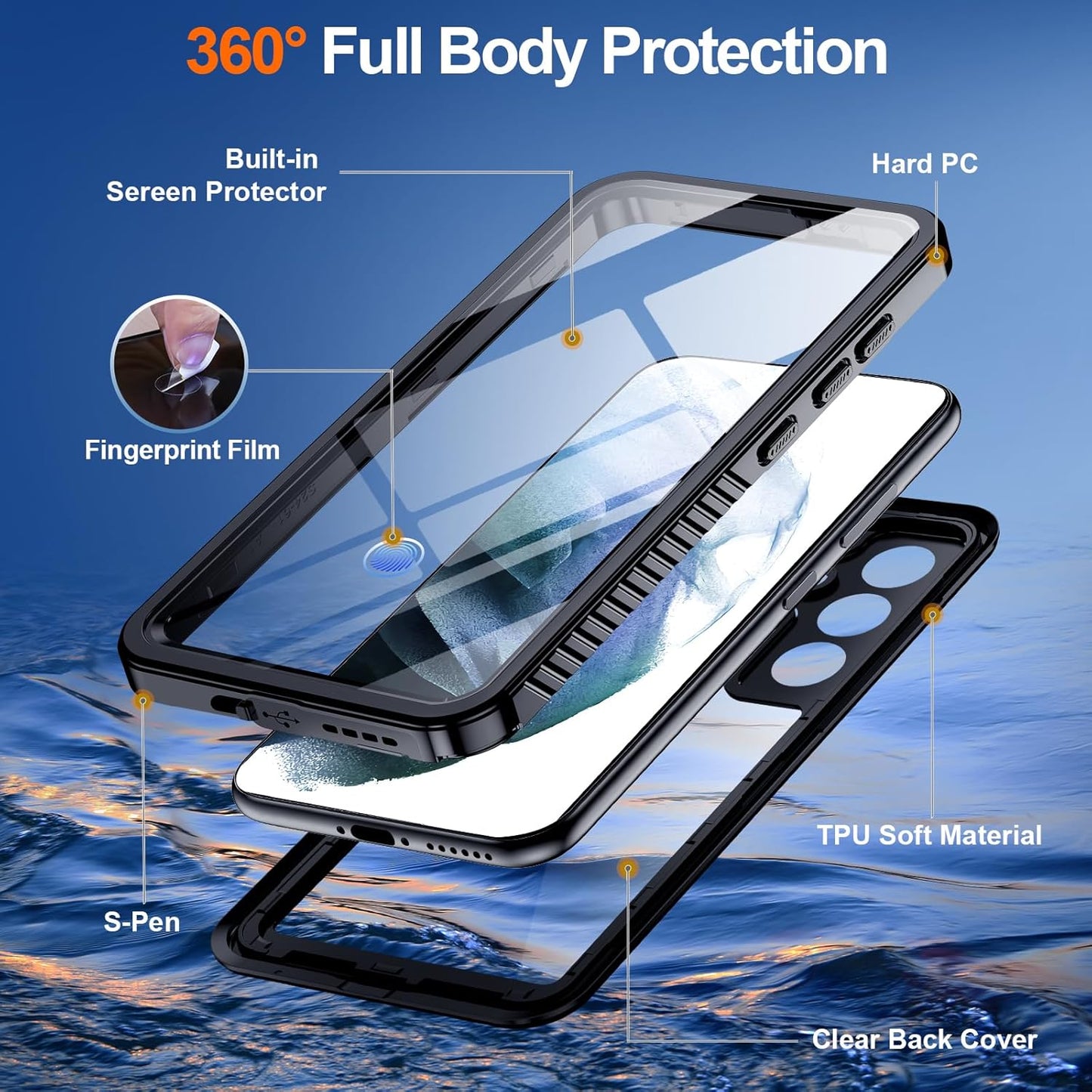 Samsung Galaxy S21 Plus Waterproof Case - Image 5