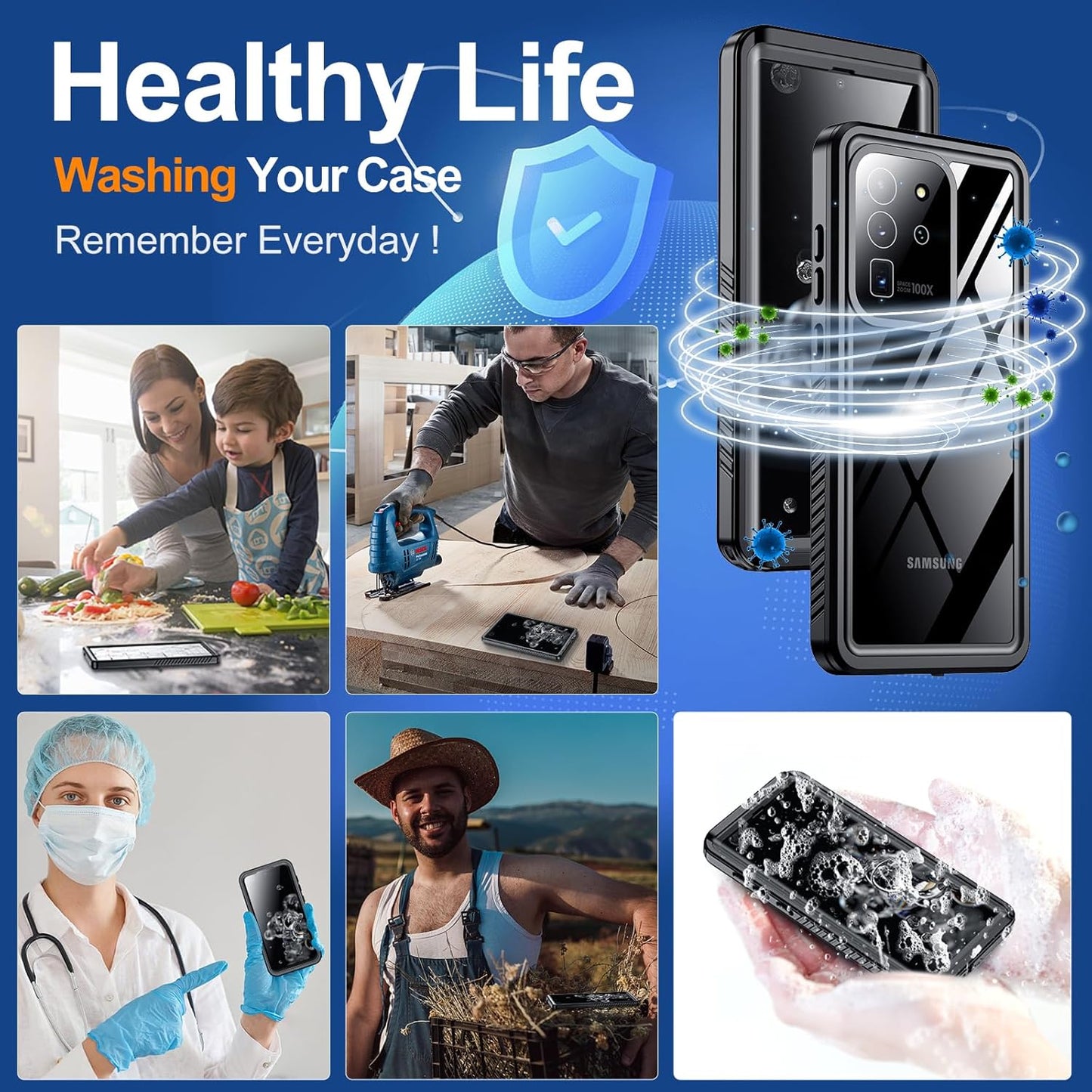 Samsung Galaxy S20 Ultra Waterproof Case - Image 4