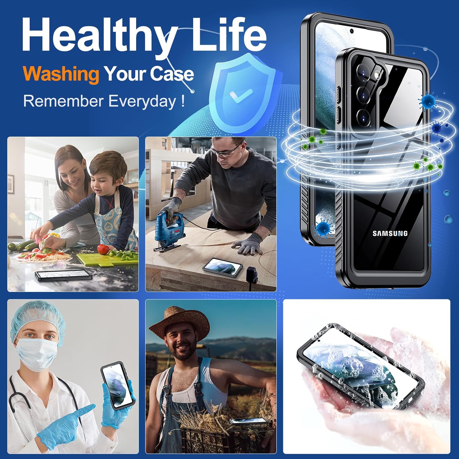 Samsung Galaxy S21 Waterproof Case - Image 4