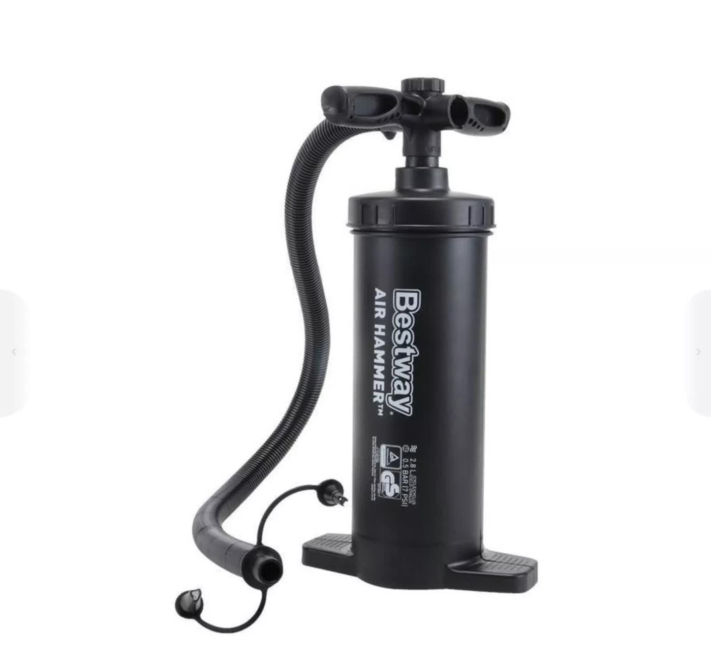 Bestway Air Hammer 2800 Manual Air Pump for Airbed, Swimming Pool, Toys, Kayaks - Image 2