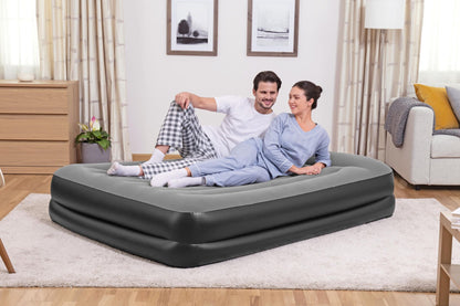 Bestway 2.03m x 1.52m x 46cm Tritech Air Mattress Queen Built-in AC pump - Image 2