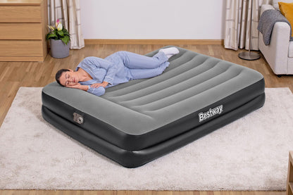 Bestway 2.03m x 1.52m x 46cm Tritech Air Mattress Queen Built-in AC pump - Image 3