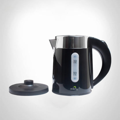 0.6L Stainless Steel Electric Kettle Black - Image 3