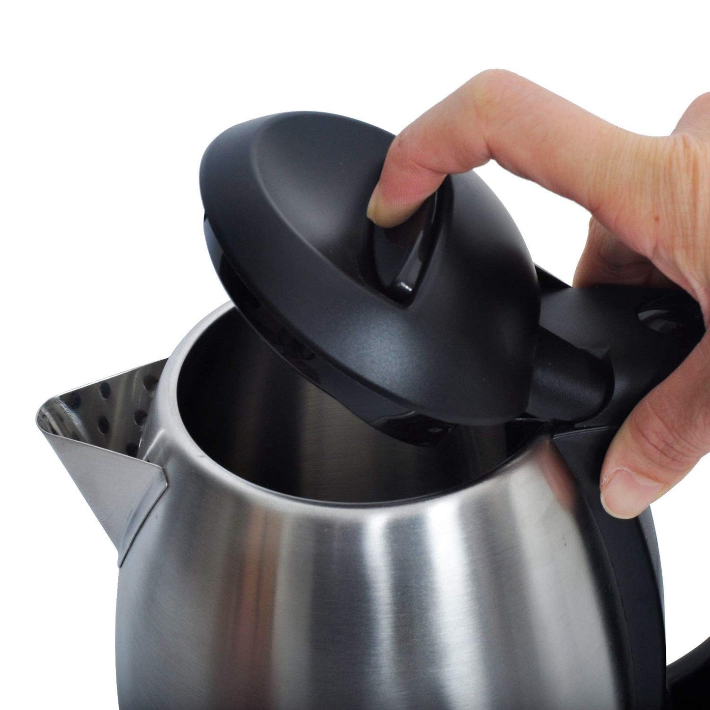 1.2L Stainless Steel Electric Kettle - Silver - Image 2