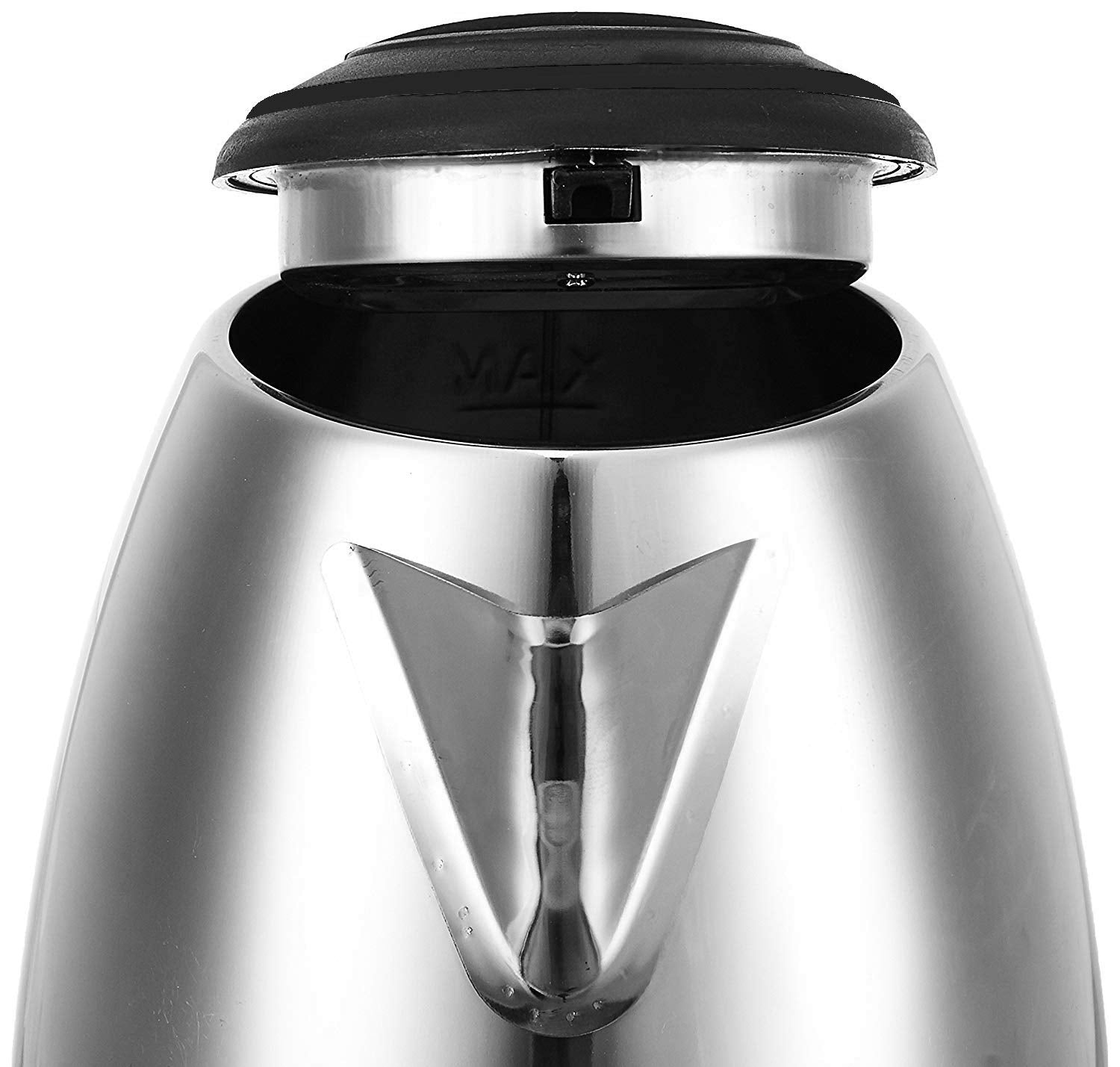1.2L Stainless Steel Electric Kettle - Silver - Image 3