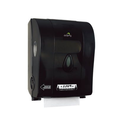 Semi-Autocut Paper Towel Dispenser-Black - Image 2