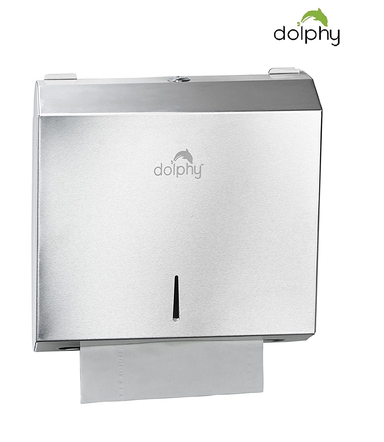 SS Slimline Paper Towel Dispenser - Image 4