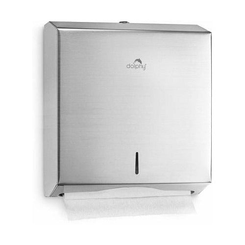 Stainless Steel Slimline Paper Towel Dispenser - Image 3