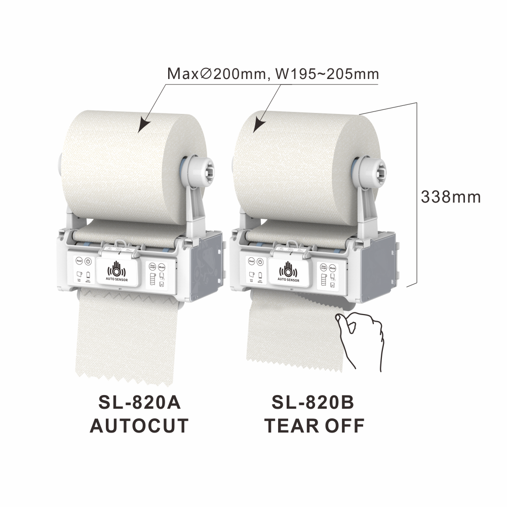 Touchless Paper Towel Dispenser-Black - Image 2