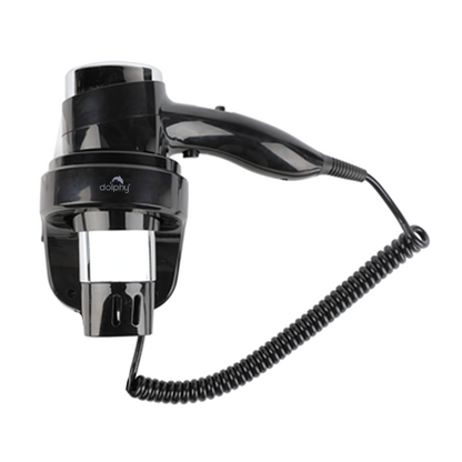 Wall-Mount Hair Dryer 1600-1875W - Black - Image 3