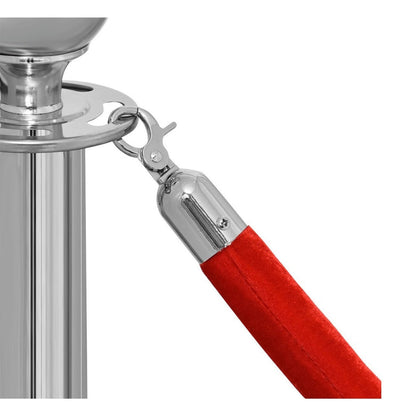 Velvet Rope for Queue Barrier - Red - Image 2