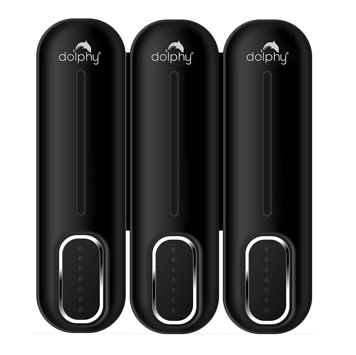 Manual Soap Dispenser 300ml (Pack of 3) - Black - Image 2