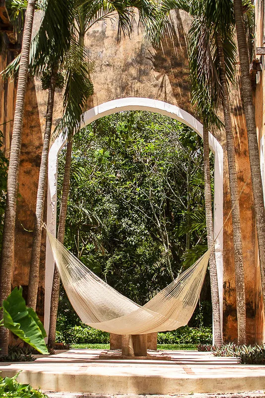 Cotton Mexican Hammock – Natural– Queen Size - Image 3