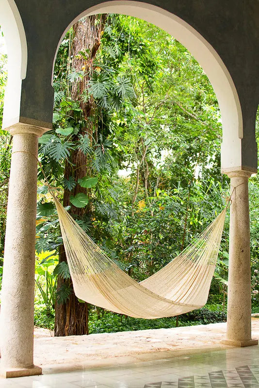 Cotton Mexican Hammock – Natural – King Size - Image 2