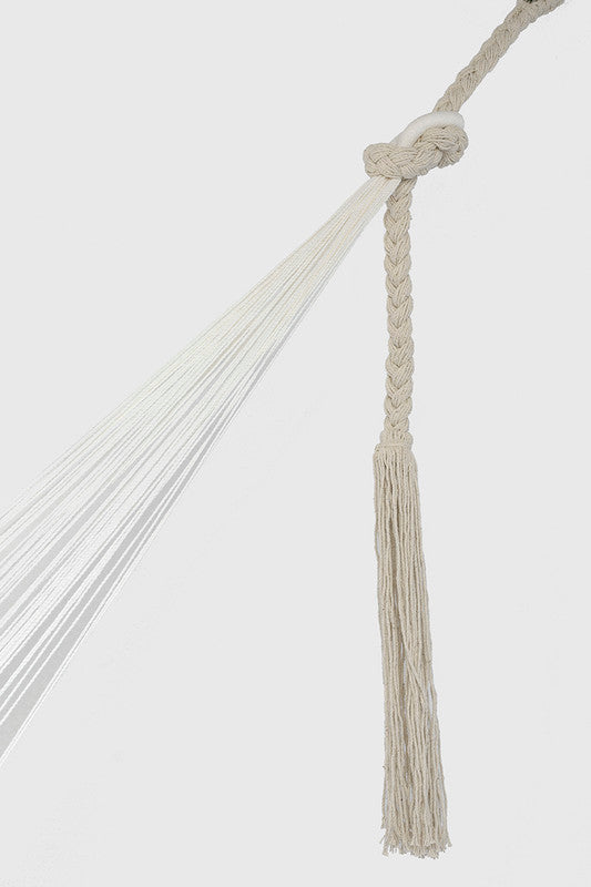 Ivory Cascade, hand woven rope Authentic Mexican Hammock - Image 9