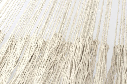 Outdoor undercover cotton Mayan Legacy hammock with hand crocheted tassels King Size Marble - Image 5