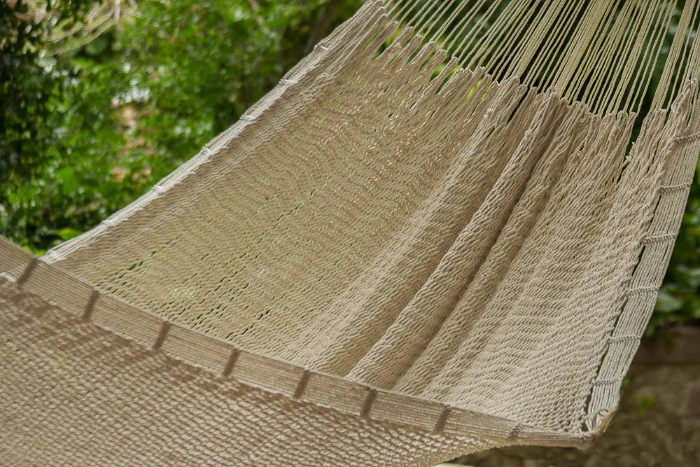 Outdoor undercover cotton Mayan Legacy hammock Family size Marble - Image 3