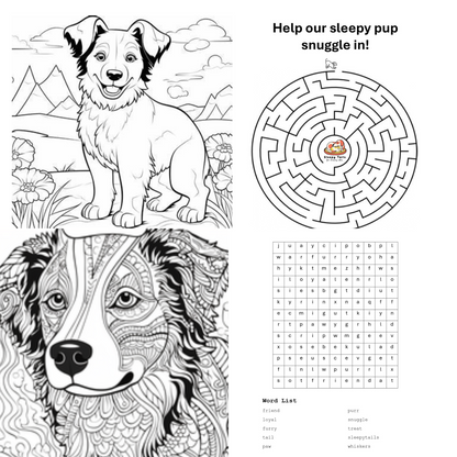 Sleepy Tails - Border Collie - Breathing - Image 4