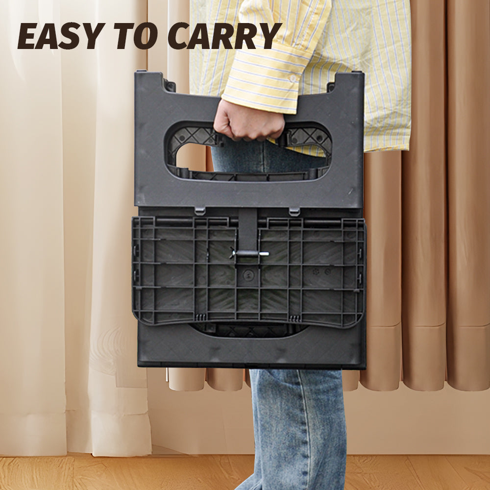 Multipurpose Portable Folding 2 Step Stool Non-Slip PP Collapsible Step Ladder Stool For Office Garage Library Closet Bathroom Kitchen Household Car RV - Image 9
