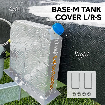 Alpen Outdoor Base Mount 2mm Thickness Aluminium Diesel Heater Fuel Tank Cover Left/Right for 10L 15L Fuel Tank Silver - Image 3