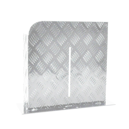 Alpen Outdoor Base Mount 2mm Thickness Aluminium Diesel Heater Fuel Tank Cover Left for 10L 15L Fuel Tank Silver - Image 6